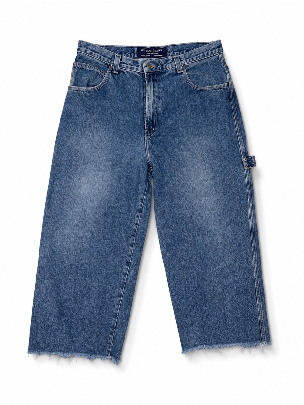 GUESS Jeans Light Blue Denim Waistband Label Detail